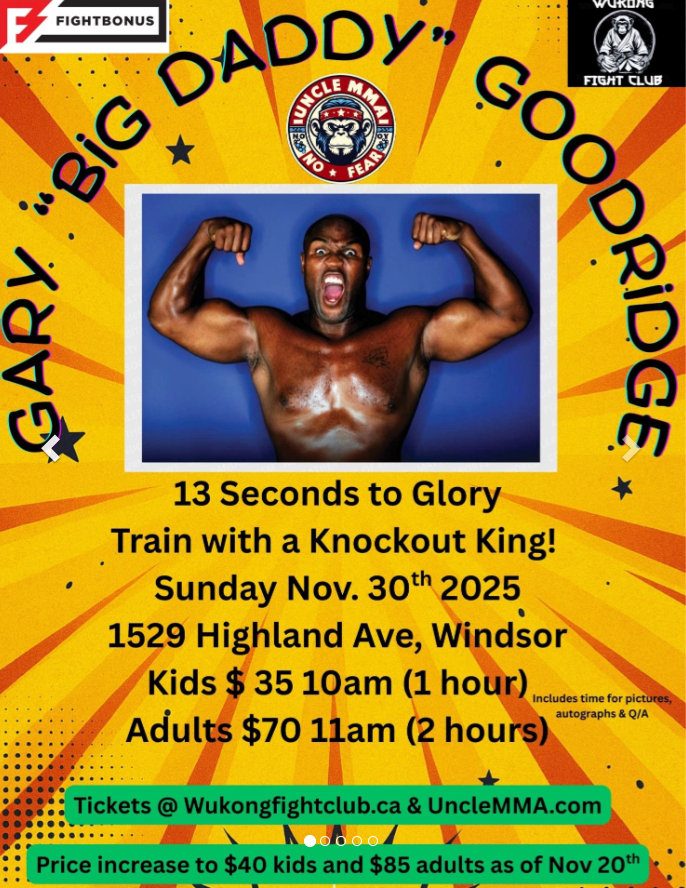 Gary “Big Daddy” Goodridge Seminar